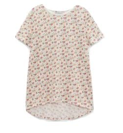 flowers t-shirt at Zara